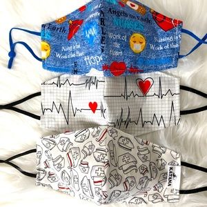 Assorted Face Mask Medical Design 3pcs